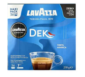לוואצה נטול קפאין -Lavazza A Modo Mio Dek Cremoso