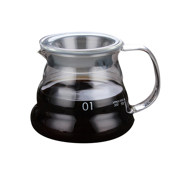 קנקן מזיגה מזכוכית עם מיכסה 300 מ"ל - Pouring pitc