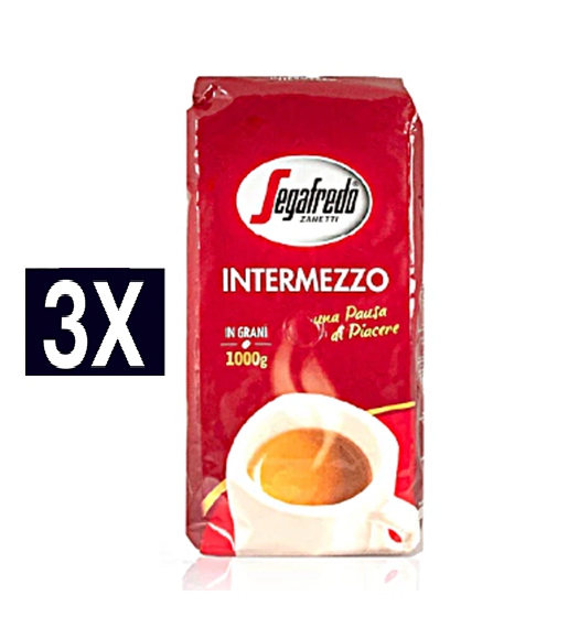 3 ק"ג פולי קפה סגפרדו אינטרמצו - Segafredo Interme