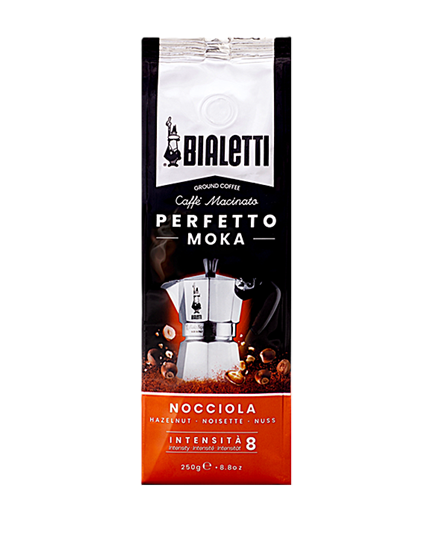 קפה ביאלטי בטעם אגוזי לוז טחון למקינטה - 250 גרם