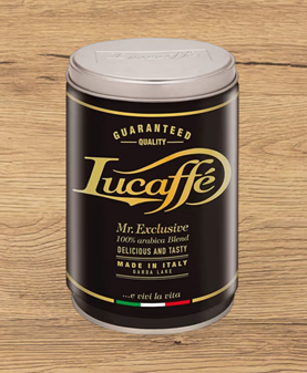 פולי קפה פחית אקסלוסיב - Lucaffe Mr Exclusive