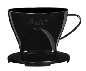 ‫מעמד קונוס פלסטיק שחור לקפה פילטר 2 - Melitta Fil